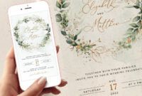 Best Sister Wedding Invitation Card Template Excel Sample