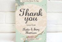 Best Travel Theme Thank You Cards Pdf Sample