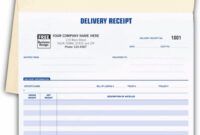 Editable Delivery Service Receipt Template Pdf Sample