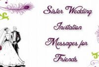 Editable Sister Wedding Invitation Card Template Doc Example