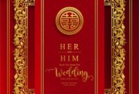 Free Chinese Wedding Invitation Card Template Excel Sample