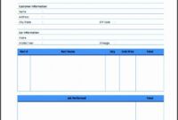 Free Computer Service Receipt Template Excel Sample