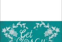 Free Get Well Soon Card Template Word