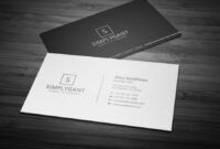 Free Modern Business Card Square Template