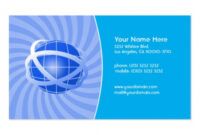 Printable Networking Business Card Template Pdf