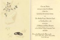 Printable Sister Wedding Invitation Card Template  Sample