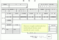 Professional Japanese Receipt Template Pdf