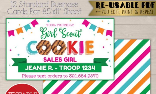 Costum Girl Scout Thank You Card Template Excel Sample