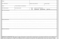 Free Pest Control Quotation Template Doc Sample