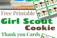Printable Girl Scout Thank You Card Template Pdf Sample