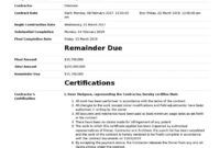 Architects Practical Completion Certificate Template Pdf Example