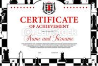 Chess Tournament Certificate Template Pdf