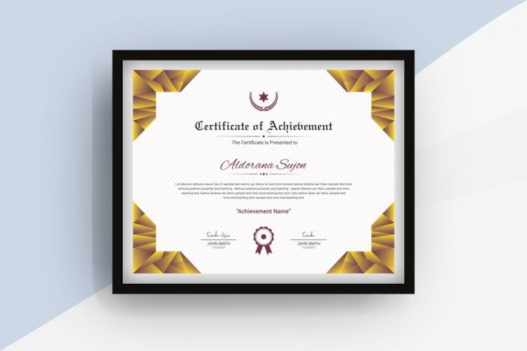 Editable Fashion Show Certificate Template PDF Example | EmetOnlineBlog