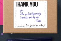 Editable Thank You For Your Purchase Card Template Word