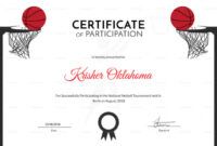 Free Badminton Tournament Certificate Template Doc Example