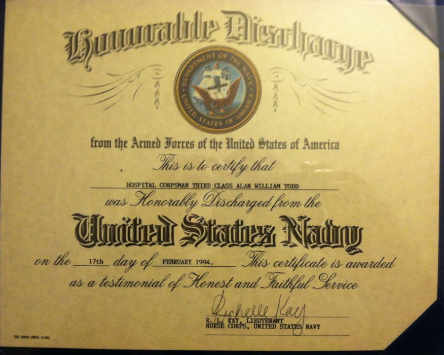 Free Navy And Marine Corps Achievement Medal Certificate Template  Example