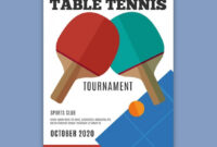 Free Ping Pong Tournament Certificate Template Doc