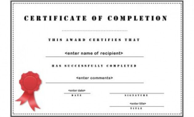Free Quran Completion Certificate Template Doc