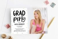 Grad Party Thank You Card Template Excel Example