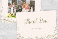 Printable Engagement Party Thank You Card Template Doc Example