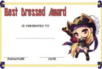 Printable Halloween Contest Winner Certificate Template Doc Example