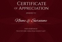 Printable Valedictorian Award Certificate Template