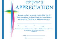 Professional Church Award Certificate Template  Sample