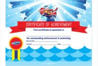 Professional Olympic Award Certificate Template Pdf Sample
