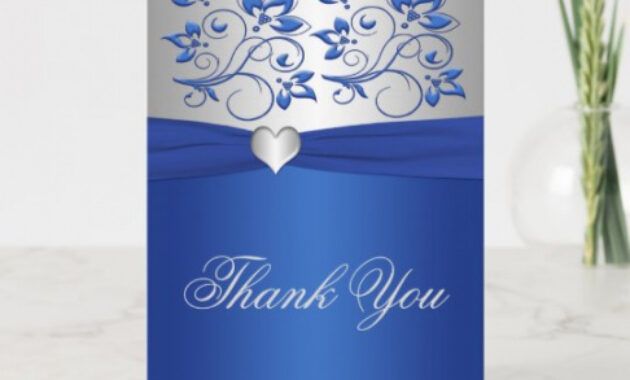 Royal Thank You Card Template Word Sample