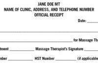 Costum Therapist Psychotherapy Receipt Template Pdf Sample