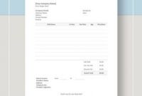 Costum Year End Daycare Receipt Template Doc