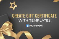 Best Design A Gift Certificate Template  Sample