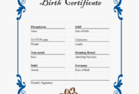 Build A Bear Certificate Template Doc Sample