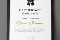 Costum Employee Of The Year Certificate Template Word Sample