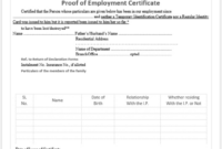 Editable Certificate Of Employment Sample Template Word