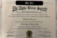 Editable National Honor Society Certificate Template Doc Sample