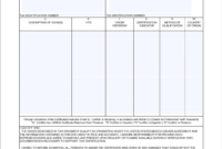 Editable Usmca Certification Of Origin Template