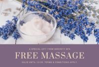 Gift Certificate For Massage Template  Example