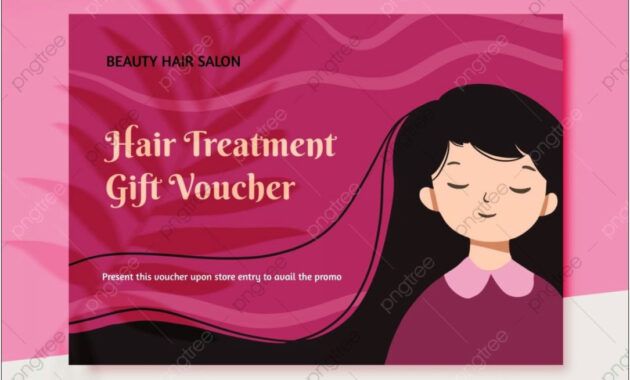 Hair Salon Gift Certificate Template Word