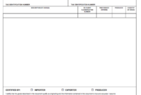 Printable Manufacturer Certificate Of Origin Template Pdf Sample