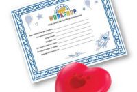 Professional Build A Bear Certificate Template Pdf Sample