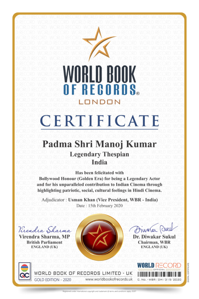 Best Guinness World Record Certificate Template Doc Example