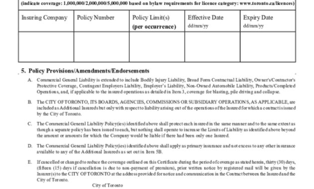 Insurance Certificate Of Completion Template Doc