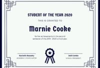 Blank Teacher Of The Month Certificate Template Pdf Sample