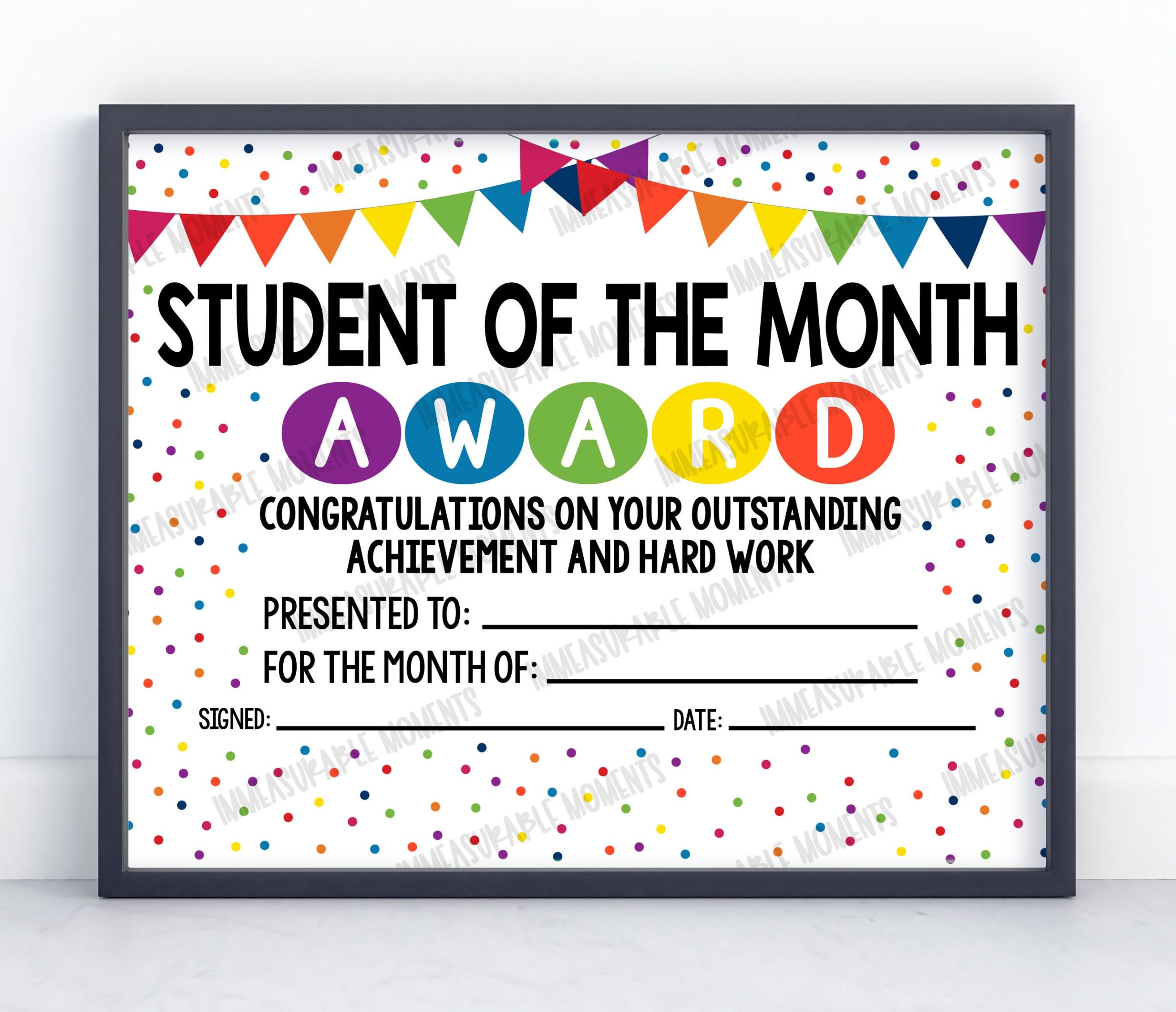 Blank Teacher Of The Month Certificate Template Word
