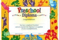 Editable Kids Graduation Certificate Template Word