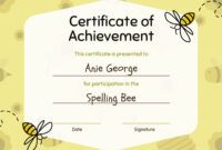 Free Blank Joint Venture Bee Certificate Template  Sample