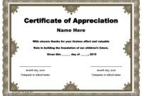 Free  Civil Air Patrol Certificate Of Appreciation Template Excel