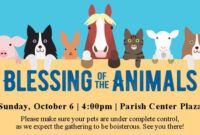 Free Printable Blessing Of The Animals Certificate Template
