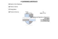 Free Printable Job Experience Certificate Template Excel Sample
